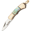 Miniature Folder Knife Abalone Shell