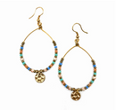 Sachi Coin Beaded Earrings