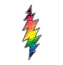 Grateful Dead Small Batik Lighting Bolt Sticker