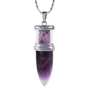 Gemstone Bullet Pendants