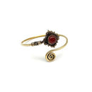 Gold Plated Tanvi Bracelet with Semiprecious Stone