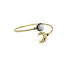 Gold Plated Tanvi Bracelet with Semiprecious Stone