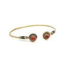 Gold Plated Tanvi Bracelet with Semiprecious Stone