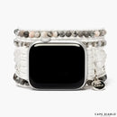 White Labradorite Apple Watch Wrap Strap