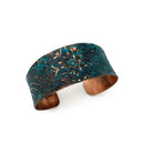 Copper Patina -Teal Sun Flower design
