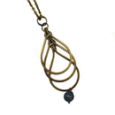 Teardrops Lapis Necklace