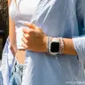 White Labradorite Apple Watch Wrap Strap
