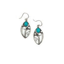 Tanvi Turquoise Earrings -Marquise
