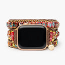 Cherry Emperor Jasper Apple Watch Wrap Strap