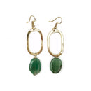 Gold Plated Geometric Earrings
