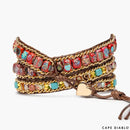 Cherry Emperor Jasper Apple Watch Wrap Strap
