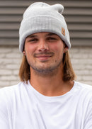 Mens Fleece Lined Knit Beanie