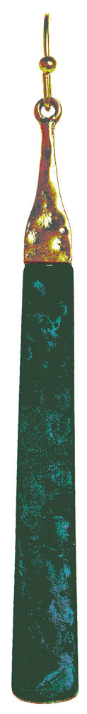 Patina Long Bar Hammered Earrings