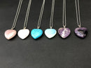 Gemstone Heart Necklace