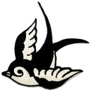 Iron- On Patch Swallow Bird