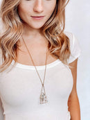 Gold Chalet Necklace
