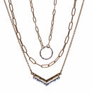 Triple Chain Necklace