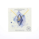 Gold Birthstone Mineral Necklace