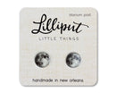 Moon Stud Earrings
