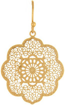 Tiny Gold Flower Earrings