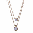 Double Strand Howlite Necklace