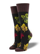 Women's We All Fall Down Black Socks